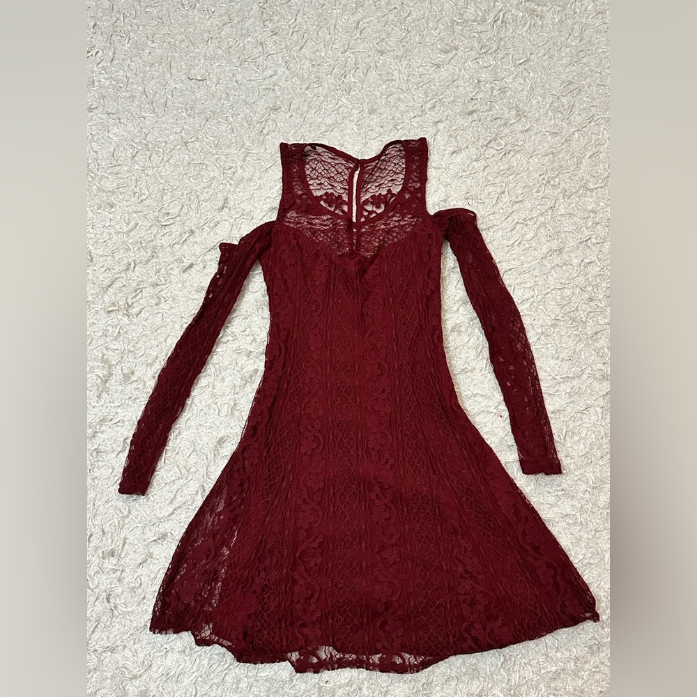 Maroon dress